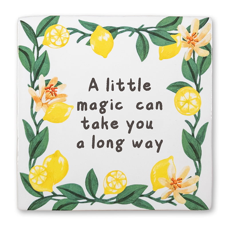 Lots of lemons | Tile with your own text