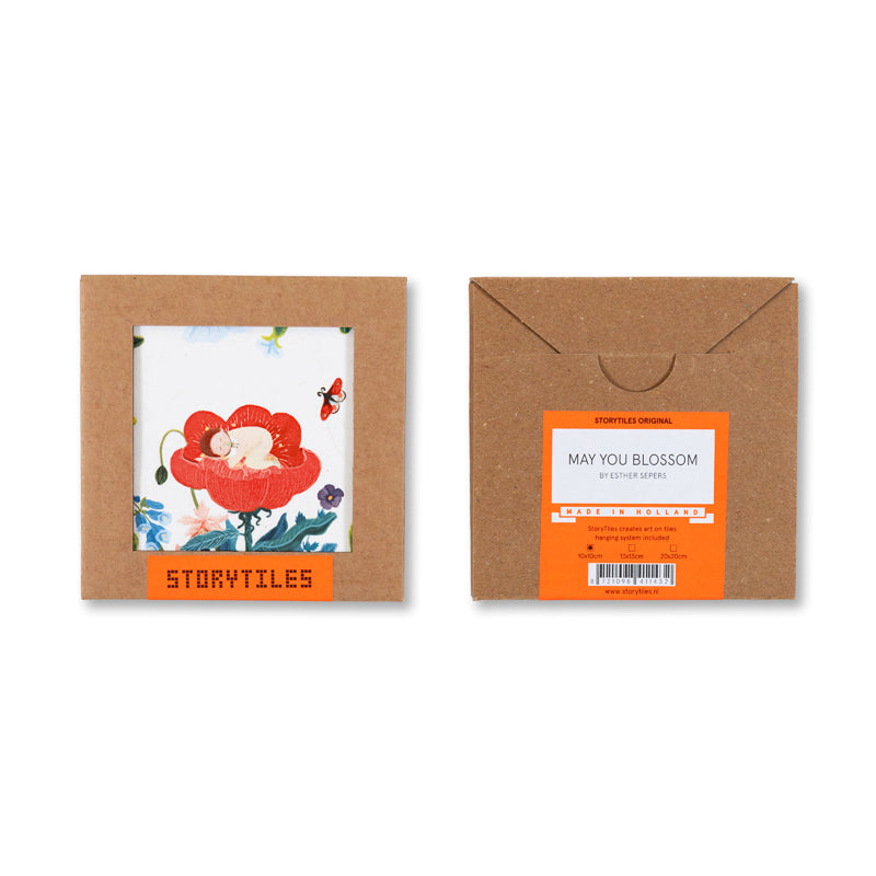 Voor- en achterkant verpakking van May you blossom