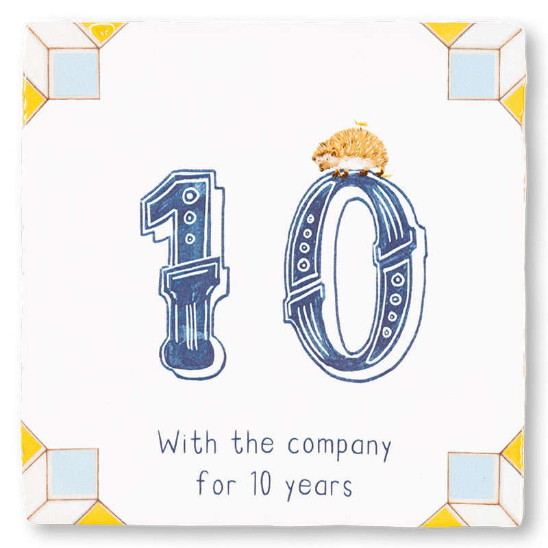 The hedgehog's counting - anniversary