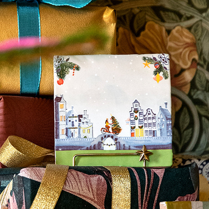 Christmas tree coming through