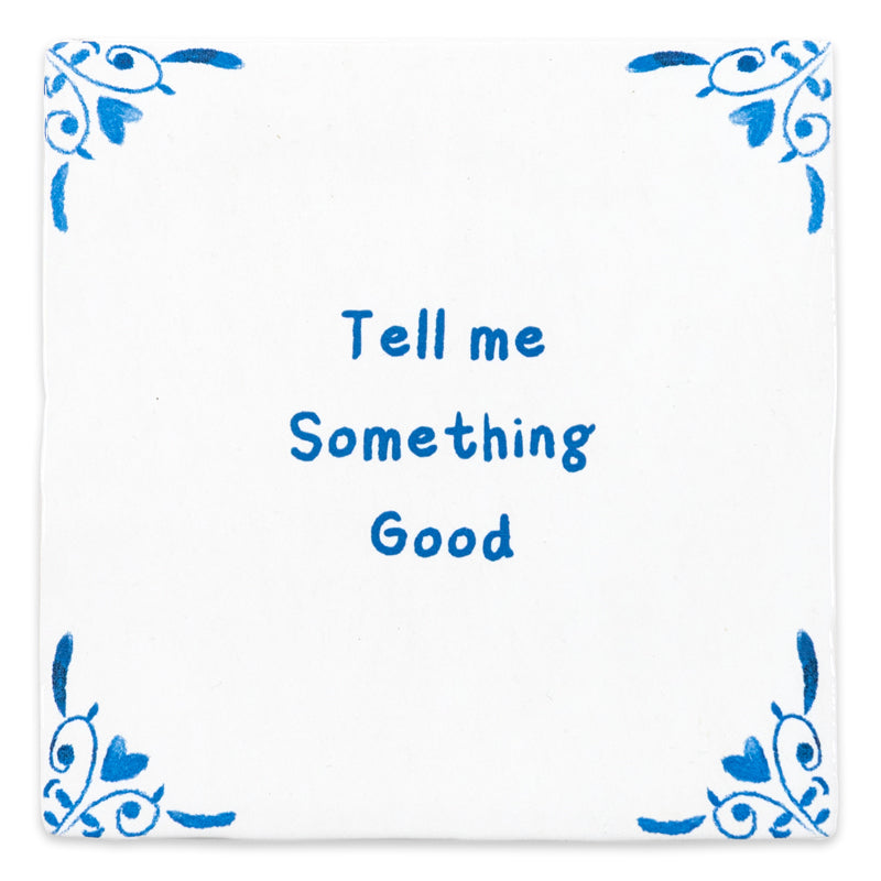 A note to you, in Delft Blue tegeltje Storytiles