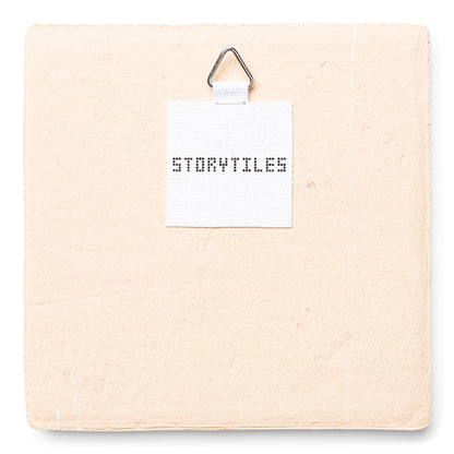 Achterkant Storytiles tegel