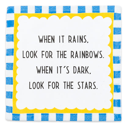 Brightly colored Storytiles tegeltje