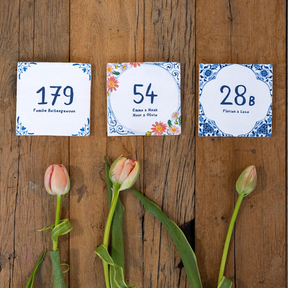 Delfts blauwe huisnummer collectie Storytiles