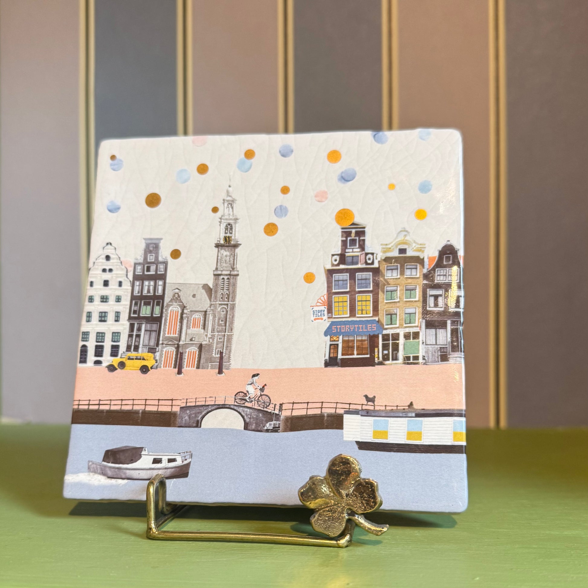 750 jaar amsterdam feest op een tegeltje