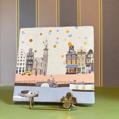 750 jaar amsterdam feest op een tegeltje