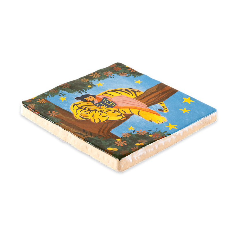 Magical nighttime story tegeltje