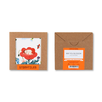 Voor- en achterkant verpakking van May you blossom