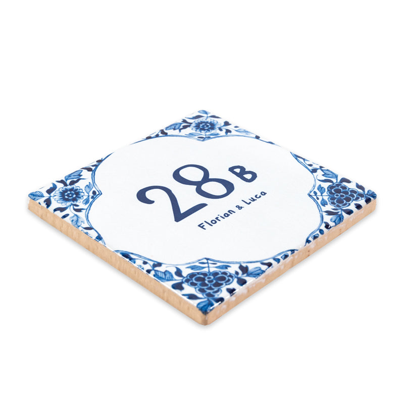 Storytiles delfts blauwe huisnummertegeltje Authentic Old Dutch