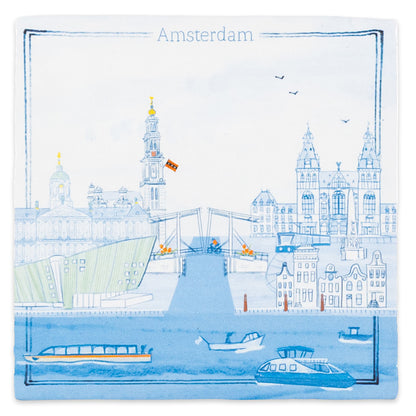 Delfts blauwe Amsterdam StoryTile