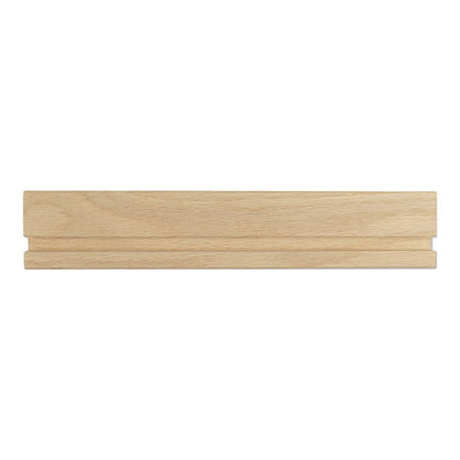 Houten wandplank voor presentatie van één tegel