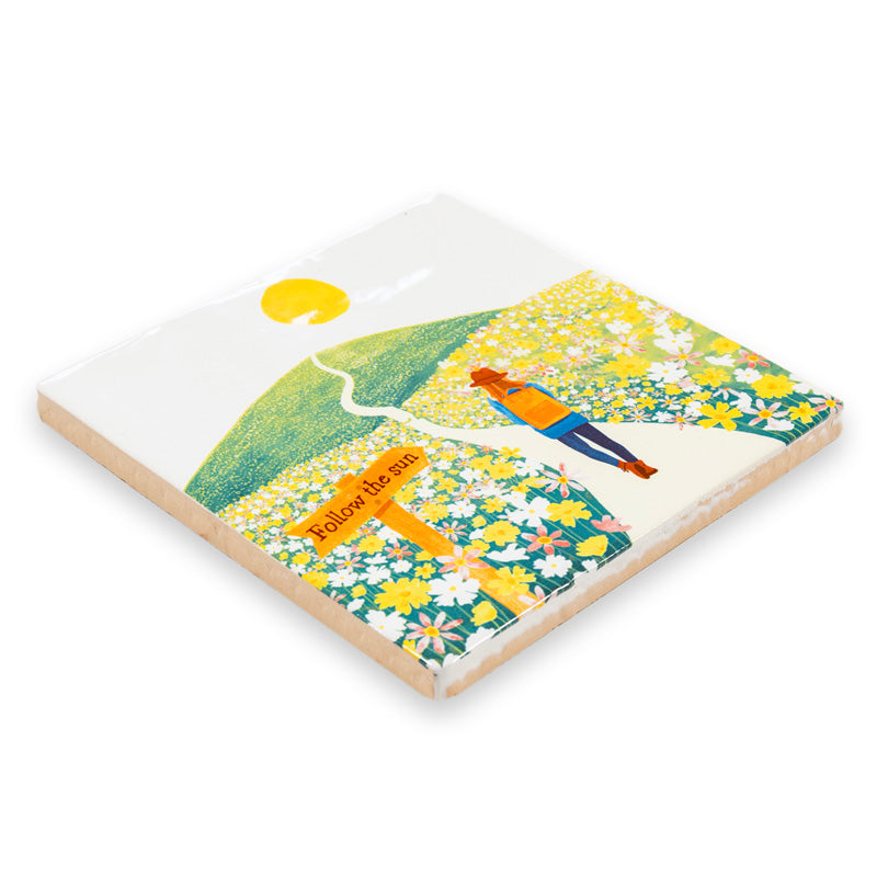 Tegeltje Follow the sun van StoryTiles