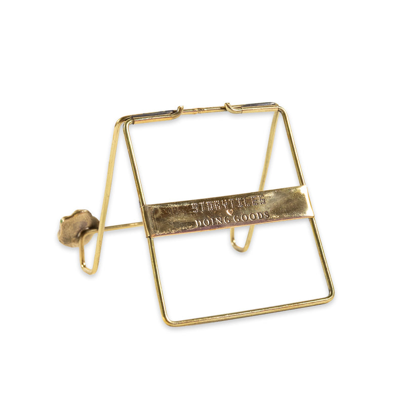 gouden tegelhouder Golden Stand Violet achterkant